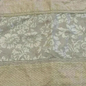 Vtg Pillow Shams Villager Liz Claiborne Floral 100% Cotton  39x24”